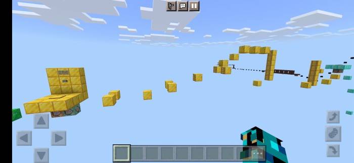 Золотые блоки | Карта Самый сложный паркур