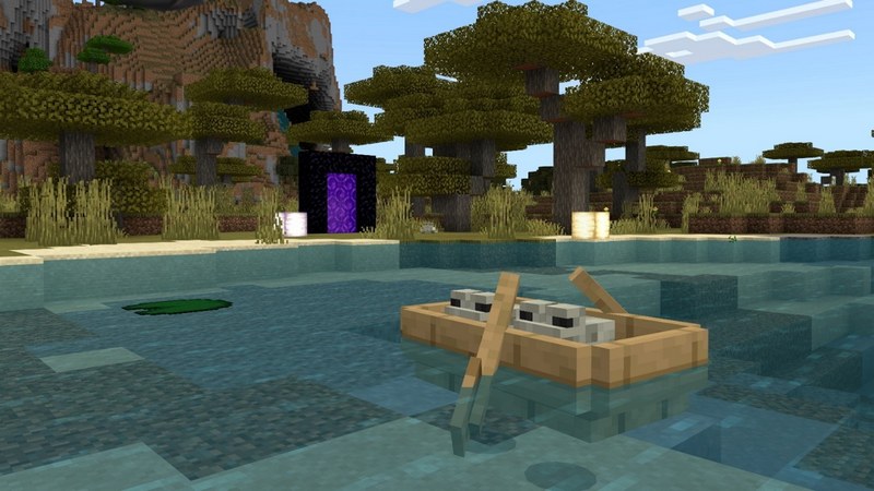 Майнкрафт 1.18.10.27 для Android - Лягушки