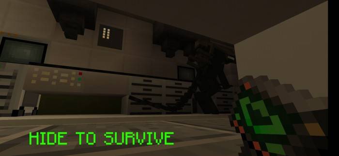 Персонаж прячется под столом | Карта Чужой: Изоляция