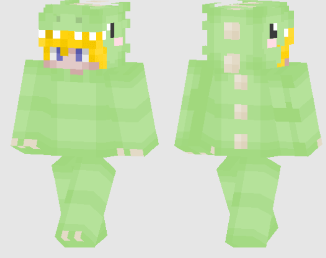 Девушка-динозавр