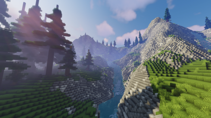 Горная река | Карта Лесной остров