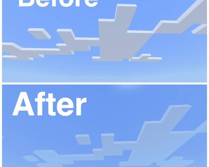 До и после | Текстуры Качественные облака