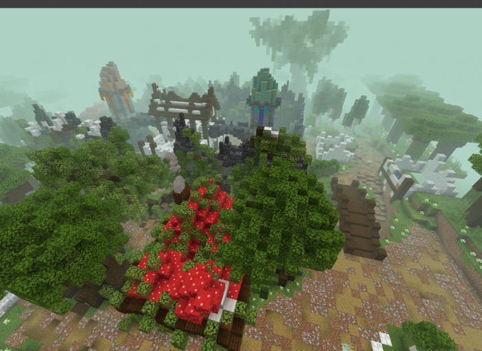 Руины деревни | Карта Пейнтбол