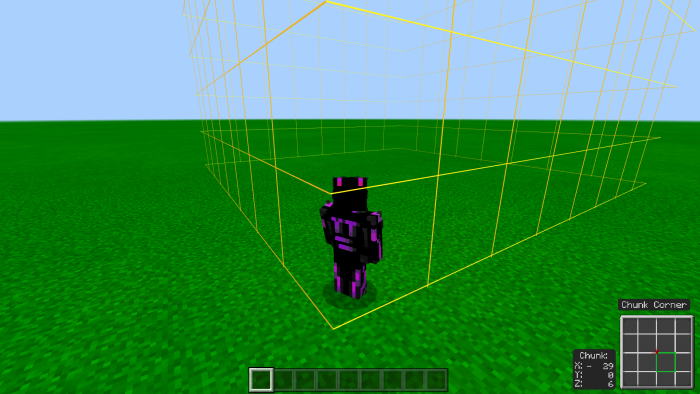 Квадратный радар | Текстуры Визуализация чанков