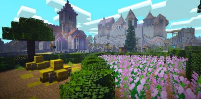 Замок в закате | Текстуры OSPE Legacy