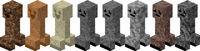 Вариации криперов | Текстуры Ванильные вариации мобов