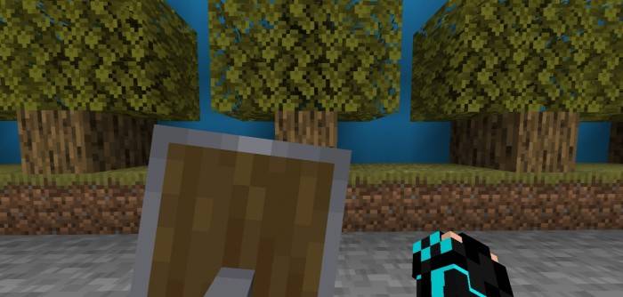 Блокирование ванилью | Текстуры Низкий круглый щит