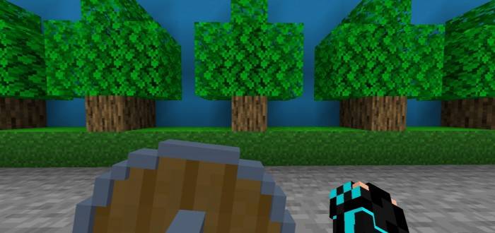 Блокирование круглым щитом | Текстуры Низкий круглый щит