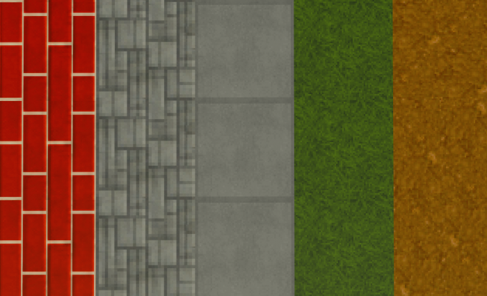 Камни, кирпичи, земля и трава | Текстуры Модернистские