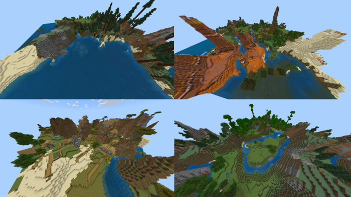 Случайные миры | Карта Пятьдесят старых миров