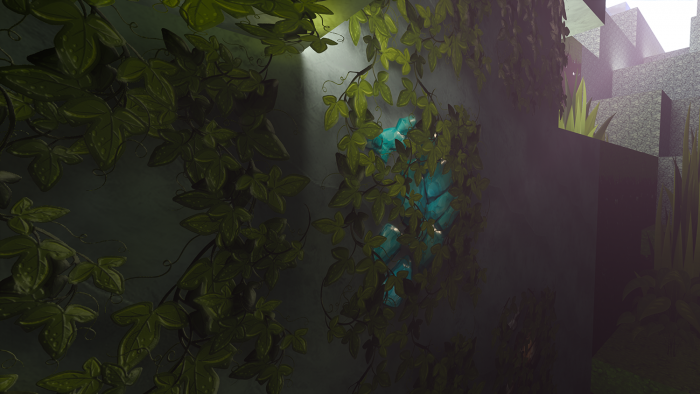 Зеленая стена | Текстуры RealSource CARTOON RTX