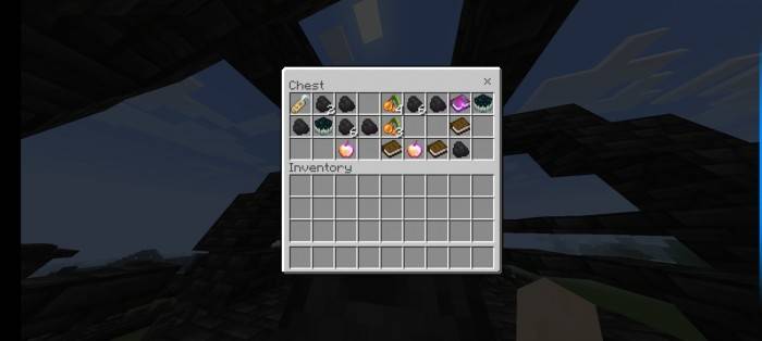 Пример лута | Карта Древний город