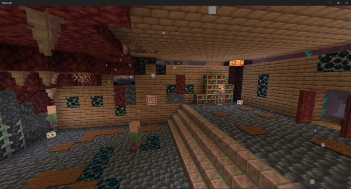 Крутой дом в Nether | Карта Дом в Нижнем мире