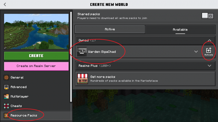 Активация текстур | Текстуры ГигаЧед-хранитель