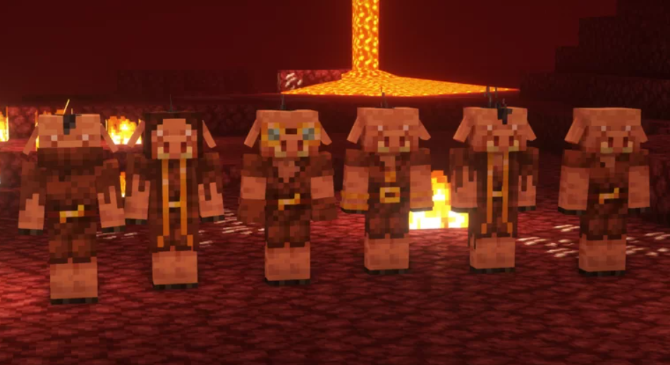 Обновленные монстры | Текстуры Улучшение пиглинов