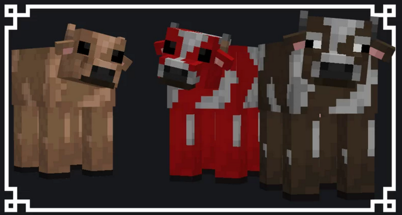 Коровы | Текстуры Переосмысление мобов