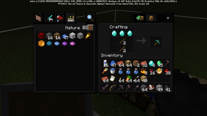 Инвентарь | Текстуры Темная тема