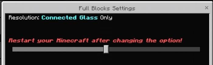 Выбор разрешения | Текстуры Соединяемые блоки