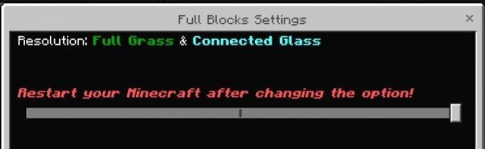 Выбор разрешения | Текстуры Соединяемые блоки