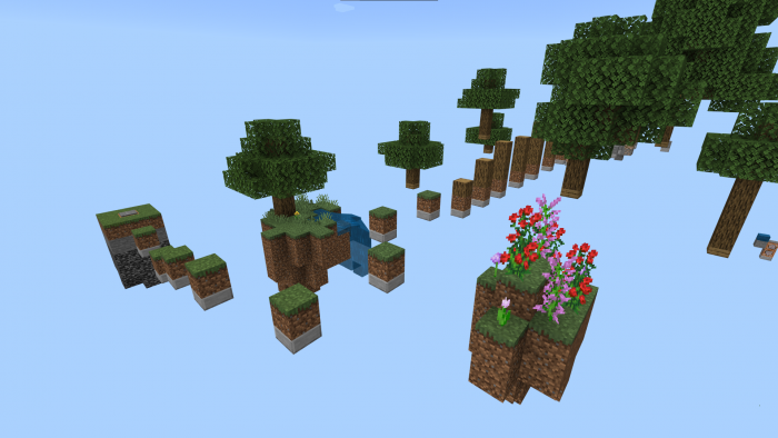 Паркурный уровень | Карта Небесные биомы