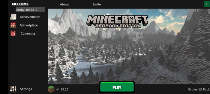 Меню | Мод Evoker UI Pack