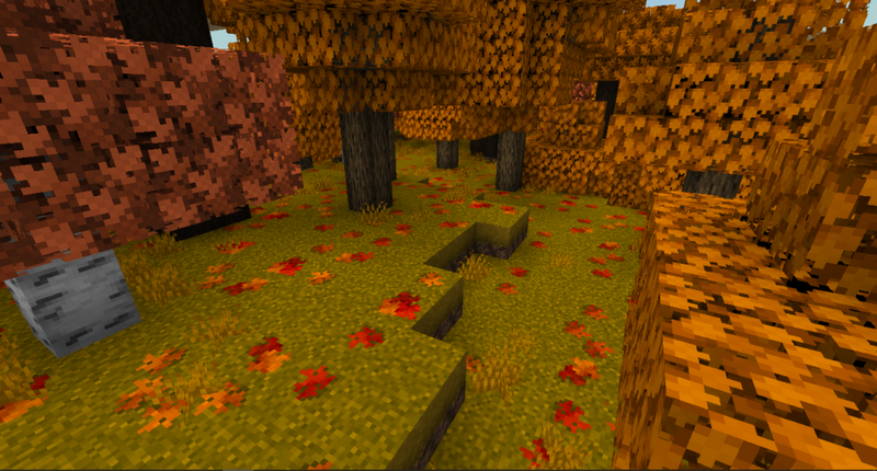 Осенняя атмосфера в игре | Текстуры Осенний пак