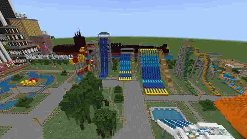 Проработанная локация | Карта Современный город