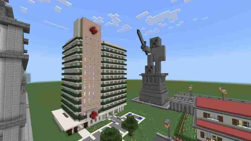 Проработанная локация | Карта Современный город