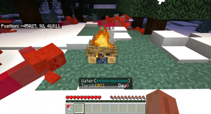 Приготовление еды | Карта Реалистичное выживание