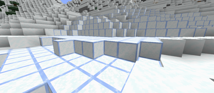 Снежные блоки | Текстуры Границы у рыхлого снега