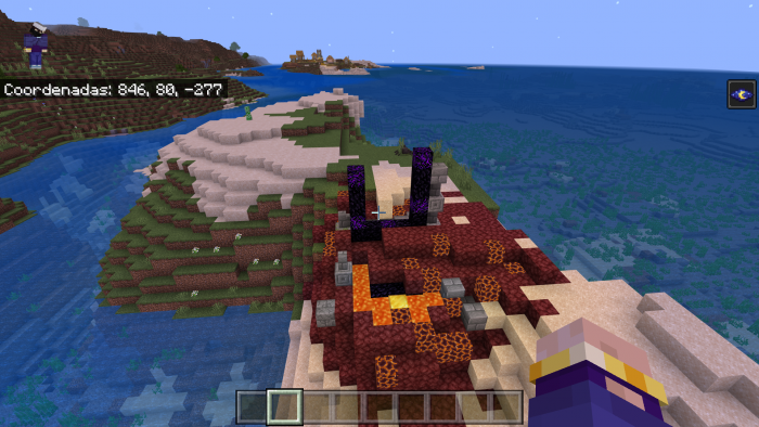 Координаты | Сид Древний город и портал в Край