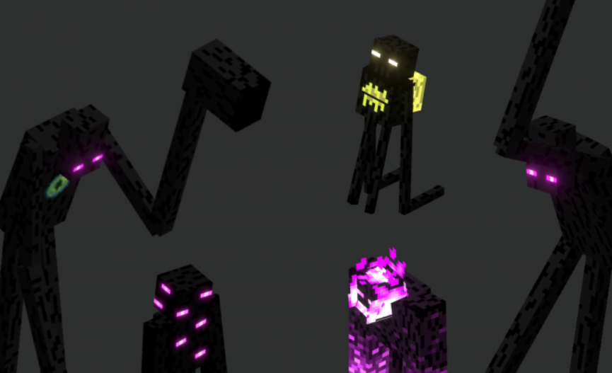 Обновленные мобы | Текстуры Новые эндермены