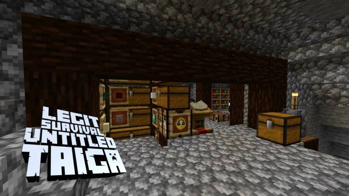 Готовое выживание | Карта Неизвестная тайга