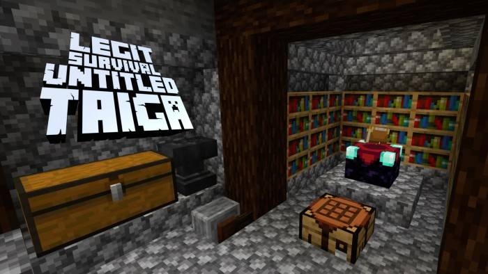 Готовое выживание | Карта Неизвестная тайга