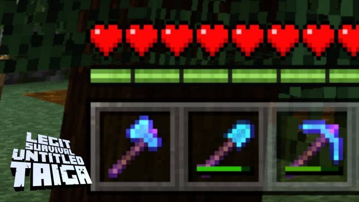 Готовое выживание | Карта Неизвестная тайга