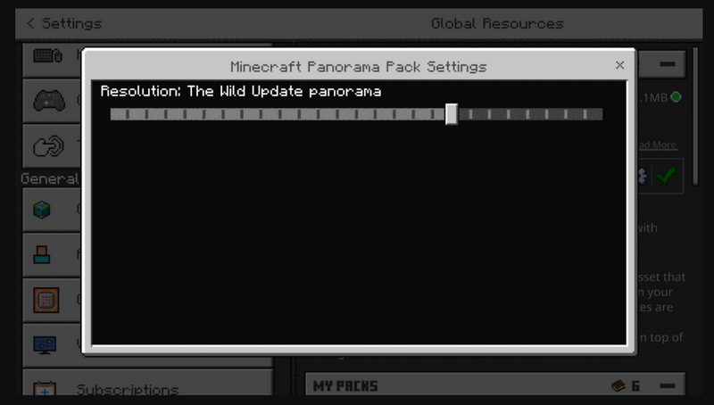 Настройки | Текстуры Пак панорам
