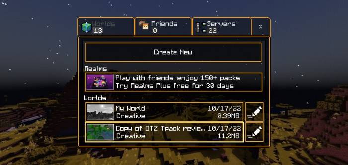 Измененный интерфейс | Текстуры Сундук