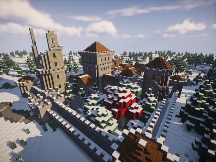 Винтерфелл | Карта Мир огня и льда