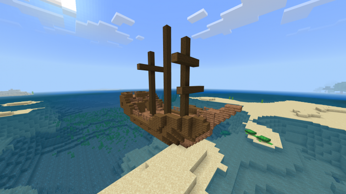 Корабль на сиде | Мод Кораблекрушение