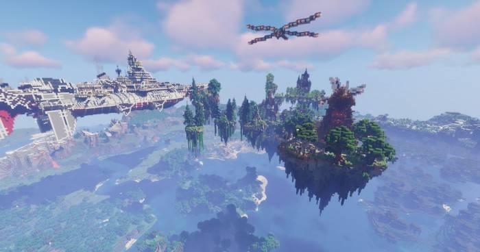 Пользовательский мир | Карта Стимпанковое небо