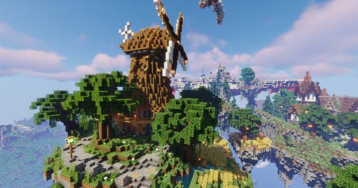 Пользовательский мир | Карта Стимпанковое небо