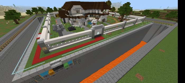 Превью карты | Карта Самый безопасный редстоуновый дом