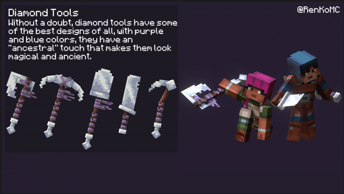 Скриншот из текстур-пака | Текстуры Древнее снаряжение