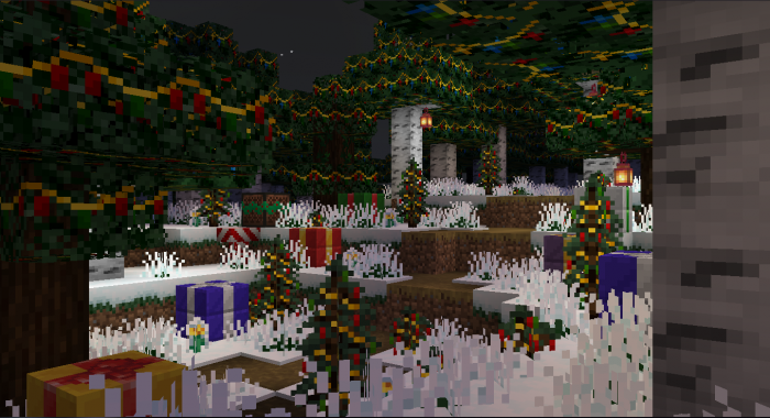 Скриншот мира | Текстуры Зимний пак