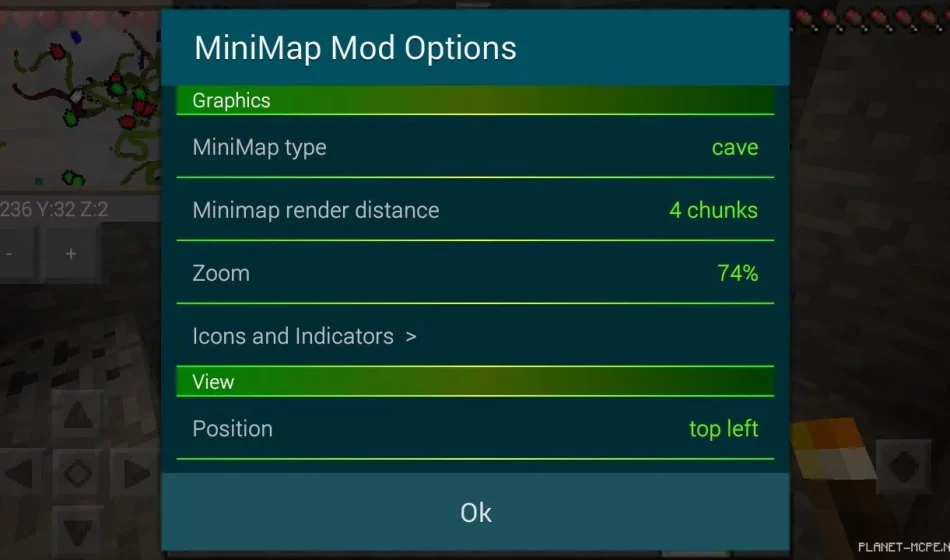 Мод Smooth Minimap 0.15.6/0.15.4/0.14.3
