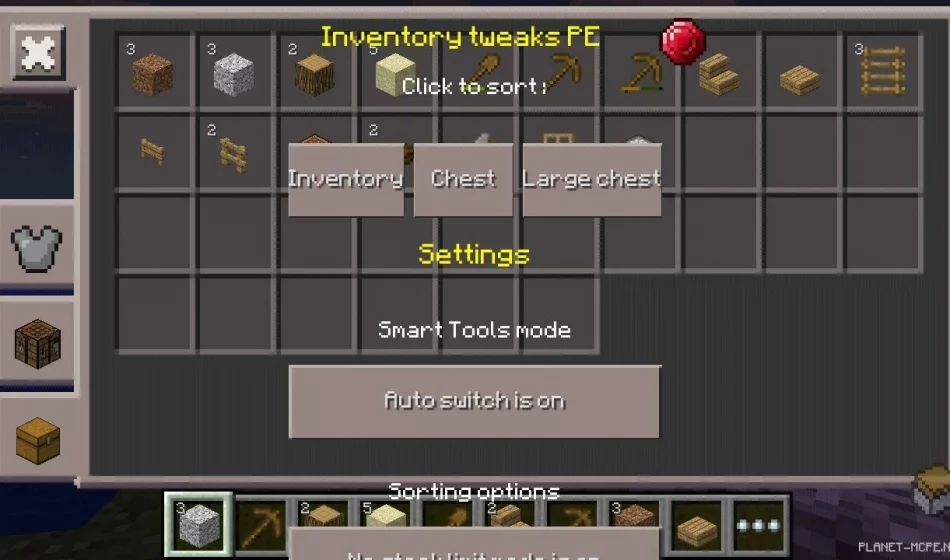 Мод Inventory Tweaks 0.14.2/0.14.0/0.12.3
