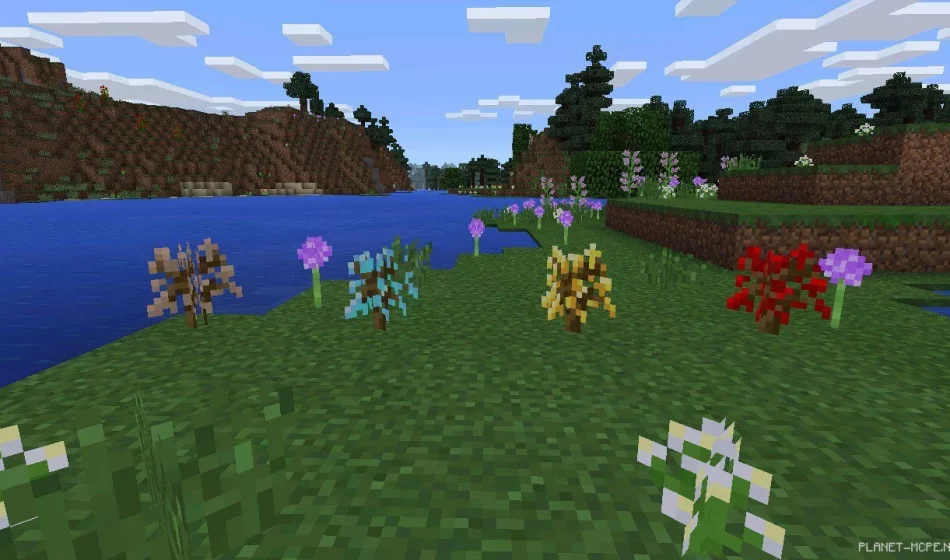 Мод Plants Trees Ore 0.15.9/0.15.6/0.14.3