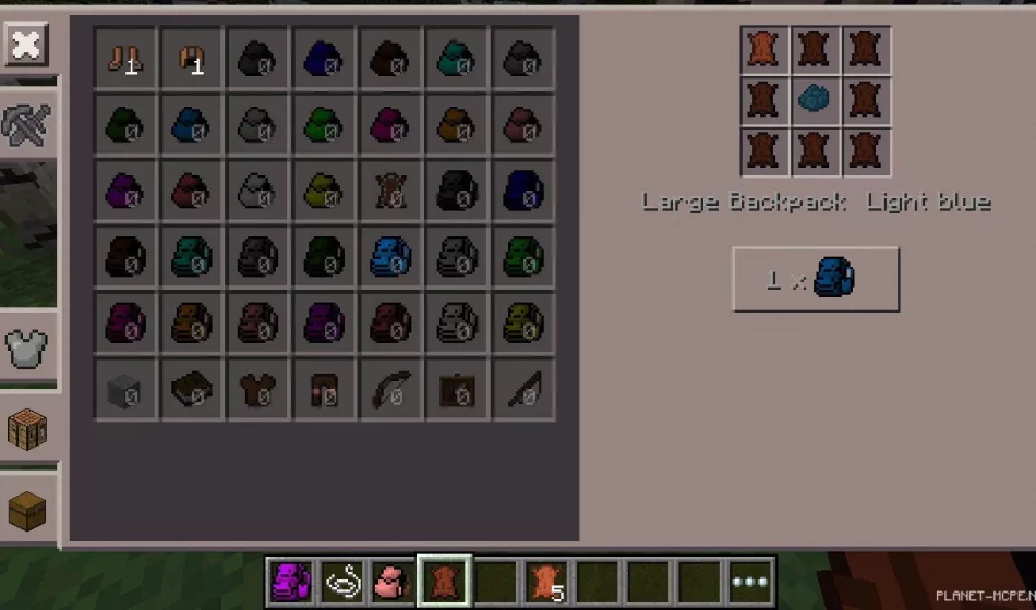 Backpacks Mod 0.15.4/0.14.3/0.14.0