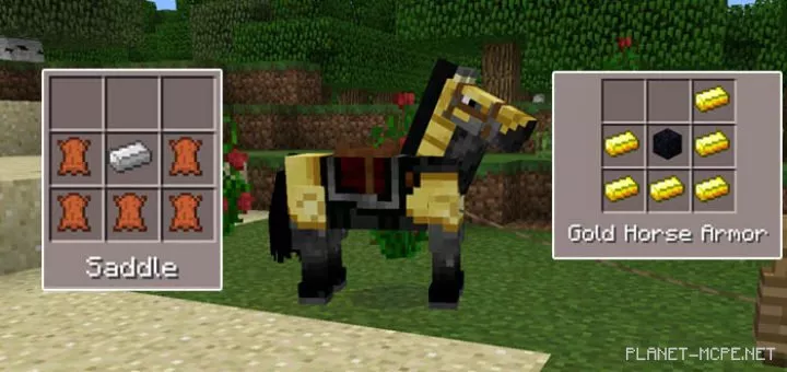 Craftable Saddle & Horse Armors Mod 0.15.6