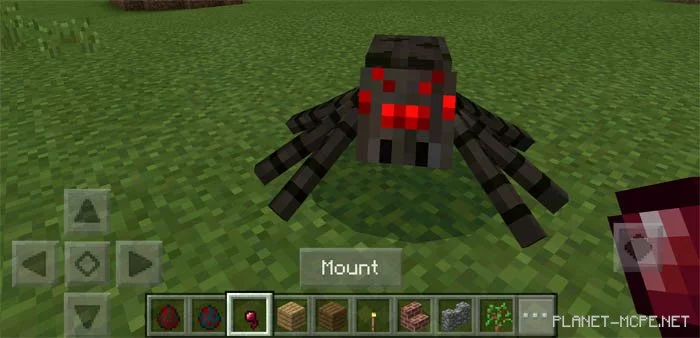 Мод Mountable Spider 0.16.0